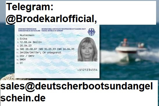 Deutscher Angelschein kau...