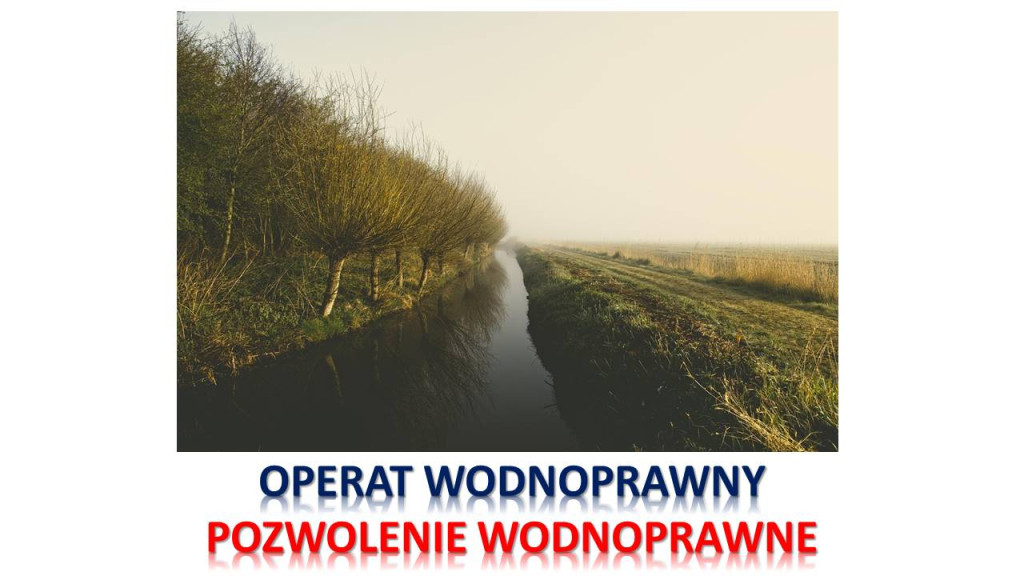 Pozwolenie wodnoprawne na...