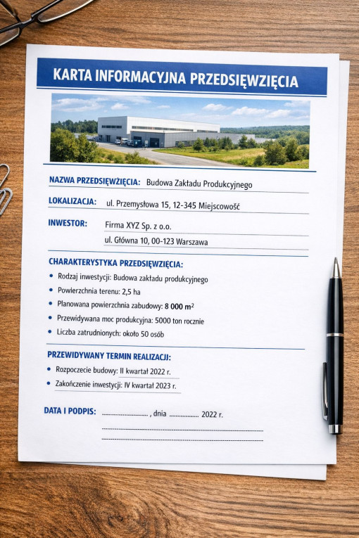 Karta informacyjna przeds...