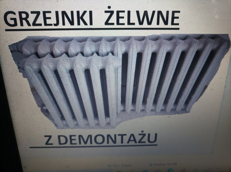 Sprzedam -grzejniki uzywa...