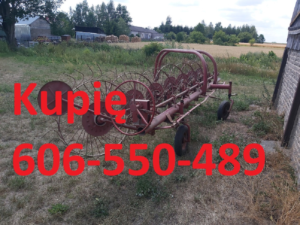 Kupię zgrabiarkę do siana...