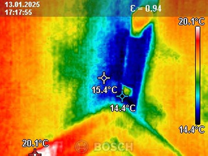 Zmierzenie kamerą termowi...