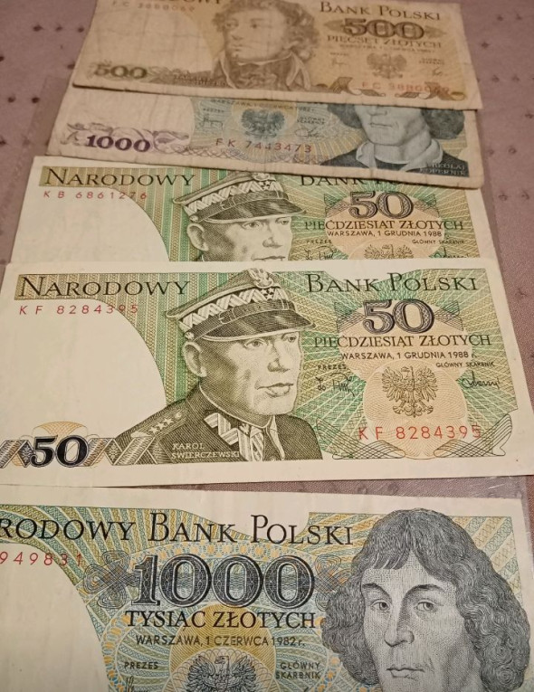 Banknoty PRL 
